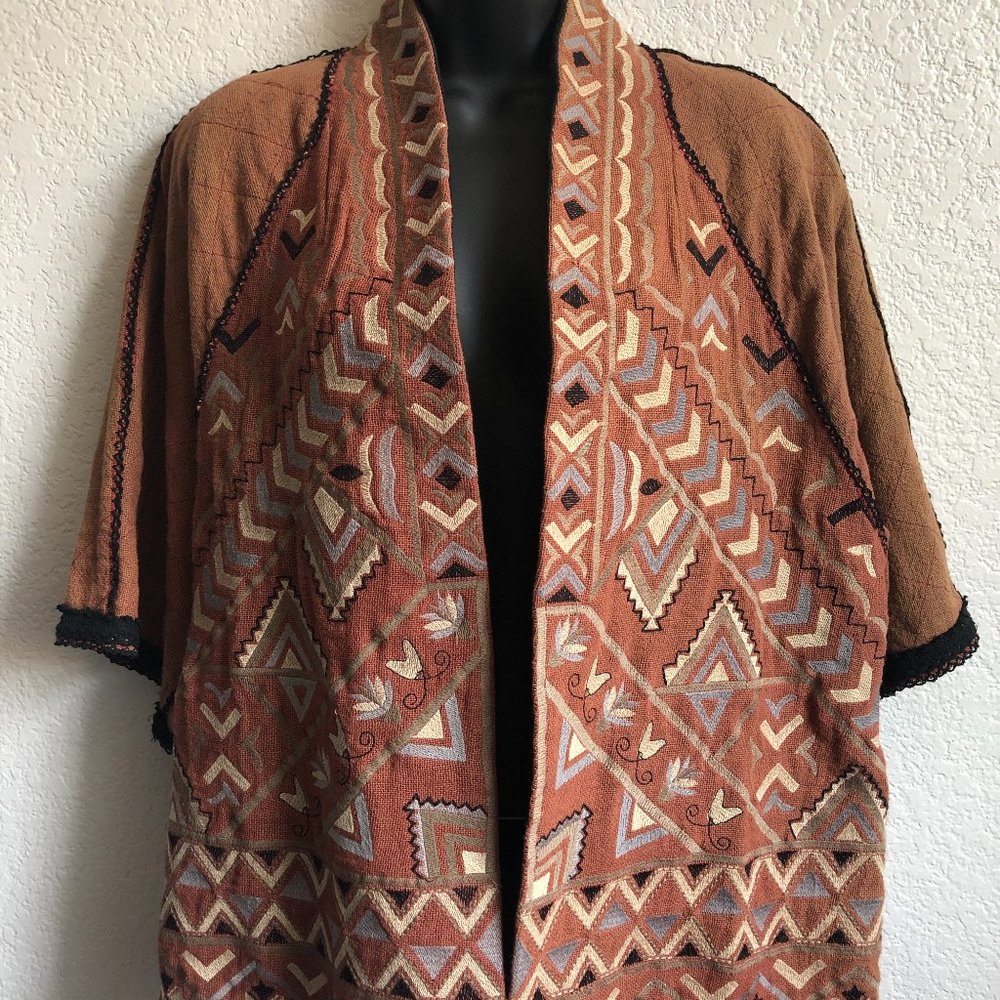 Anthropologie Jacket with Beautiful Embroidery, size Small